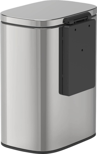 Kosh mbeturinash muri Wenko SARE, 5L, çelik inox, argjendtë