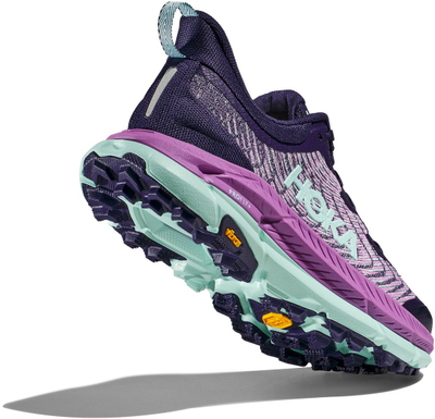 Atlete vrapimi për gra Hoka Mafate Speed 4, tekstil sintetik, trail running, vjollcë blu