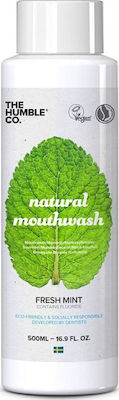 Ujë pastrues për gojë The Humble Co. Fresh Mint, 500ml