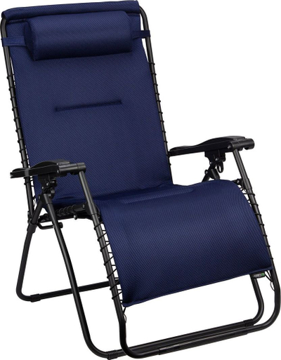 Стол за кампување Abbey Chaise Longue, 90 x 75 x 112 cm, склоплив, темно сина