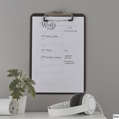 Clipboard Leitz A4, me kapëse metal, i zi