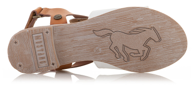 Sandale për femra Mustang 22333CH, bezhë/kafe