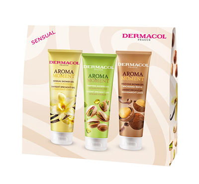 Set Dermacol Aroma Moment, xhel dushi 3 x 250 ml
