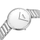 Orë për meshkuj Obaku Clip Brace V258GXCISC, e argjendtë