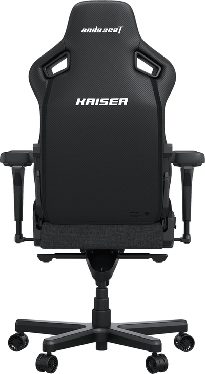 Karrige gaming Anda Seat Kaiser 4 Premium, për trup të madh (XL), me pëlhurë, ngjyrë gri e errët