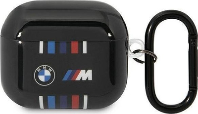 Këllëf AirPods 3 BMW M Series, me karabinë, shumëngjyrësh, i zi