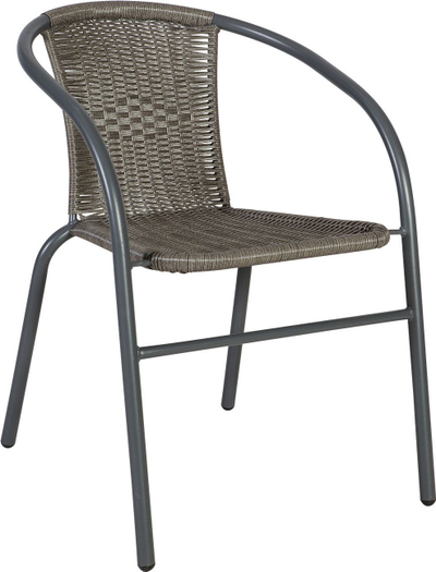 Karrige kopshti Home4You BISTRO, 52x58x72cm, çelik, gri