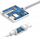 Адаптер аудио Somostel SMS-BZ03, Lightning во 3.5mm и Lightning, бел