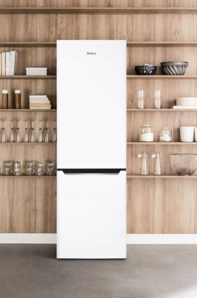 Frigorifer kombinim AMICA FK 2995.2FT(E), No Frost, i vendosshëm më vete, i bardhë