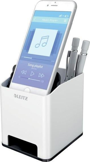 Mbajtëse stilolapsash Leitz WOW Pen Cup 53631095, me zmadhues zani, e zezë