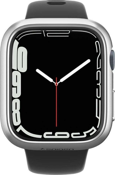 Këllëf për orë Spigen Thin Fit Apple Watch 7 45mm, polikarbonat, grafit
