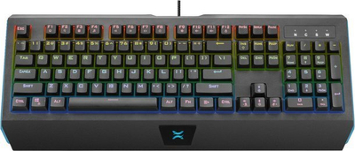 Tastierë gaming NOXO VENGEANCE, mekanike, ndriçim Rainbow, e zezë