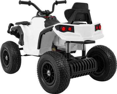 Katërçikël elektrik Ramiz ATV Air, 12V, për fëmijë, i bardhë