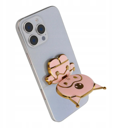 Mbajtëse telefoni Phone Stand Doll me ngjitës, rozë