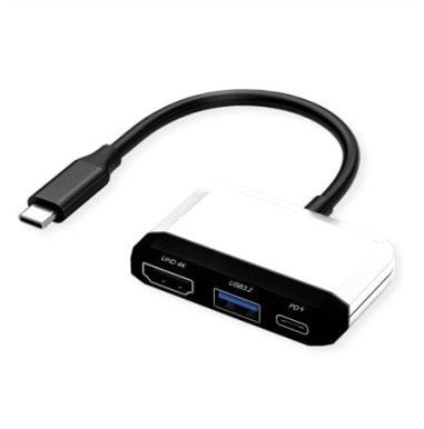 Doking stacion VALUE Type C, HDMI 4K, USB 3.2, gri