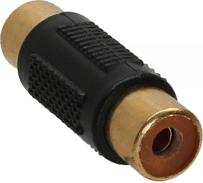 Përshtatës AV InLine RCA (Cinch) - RCA (Cinch) i zi (99315)