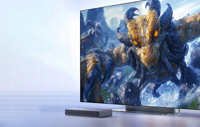 Ndërprerës KVM UGREEN USB C HDMI, 1 monitor 2 kompjuterë, 4 porta USB 3.0, 4K 60Hz, alumini gri