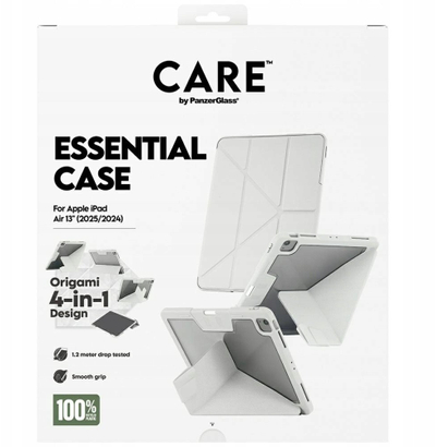 Këllëf PanzerGlass CARE by TPU Essential Case, për iPad Air, gri e çelët
