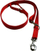 Zinxhir Chaba Leash, 20mm, i kuq