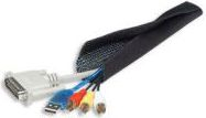Rregullues kabllosh Manhattan FlexWrap Cable Tidy, 1.8m, i zi