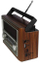 Radio portative LTC Elma Retro BT LXLTC118UBT, FM AM SW, Bluetooth, kafe