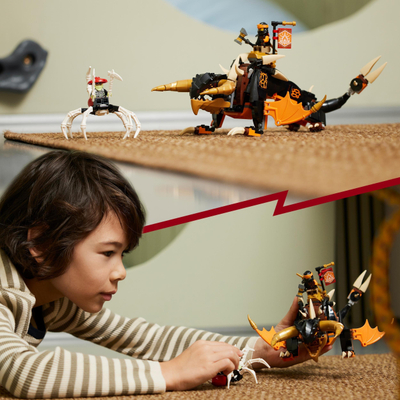 Set lego LEGO Ninjago Cole's Earth Dragon EVO 71782, lojë me ndërtim, 7+