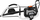 Dritë ballore Petzl IKO AirFit, 350 lumene, Hybrid Concept, e zezë e bardhë