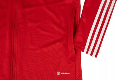 Bluzë sportive për kalamaj Adidas Tiro 23 League Training Jr HS3527, poliester, AEROREADY, e kuqe