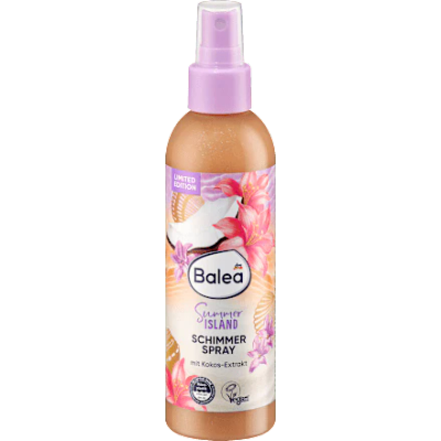Sprej shkëlqyes për trup Balea Shimmer Spray, 200 ml