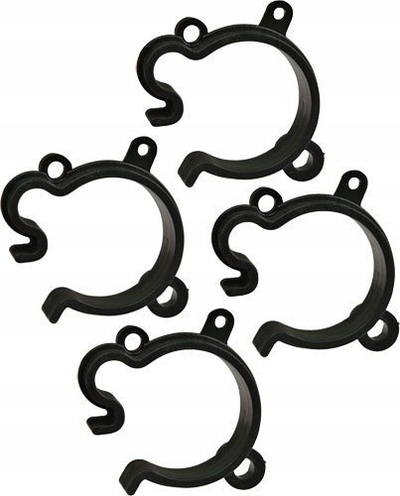 Kapëse kabllosh Manfrotto Cable Clip Large 093, 28-40mm, set 4 copë, të zeza