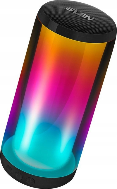 Altaparlant Bluetooth Sven PS-260, 10W, me drita RGB, i zi