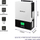 Inverter diellor hibrid Qoltec Monokrystal, 1.5kW 2KVA, 80A, i bardhë