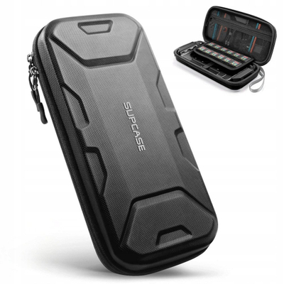 Kuti mbrojtëse Supcase për Nintendo Switch 2, rezistente, e zezë