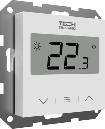 Termostat dhome Tech F-2Z V1, ekran LCD, me prekje, i zi