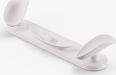 Dok karikues për VR Meta Quest 3 Charging Dock, me bateri që mbushet prap, origjinal, i bardhë