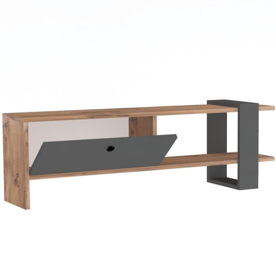 Set mobilie për TV melamine 120×25×36.8 cm (HM9436.01), gri