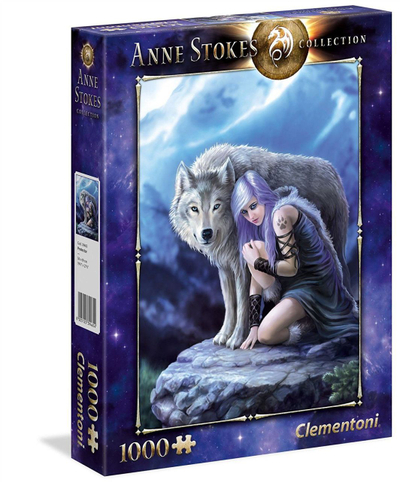 Puzzle Clementoni Protector Anne Stokes (39465), 1000 elemente, shumëngjyrësh