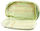 Kuti lapsash School Pencil Case, dy ndarje, me xhepa, 22cm, jeshile
