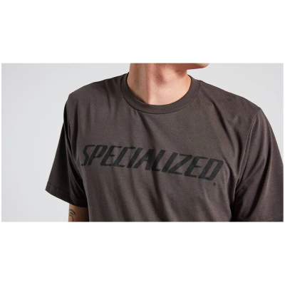 Maice Wordmark Tee Ss Men Char L 64622-3614