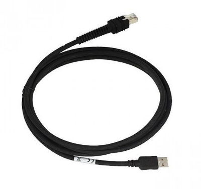 Kabllo USB Zebra EVM, 4.6m, Series A, BC 1.2, e zezë