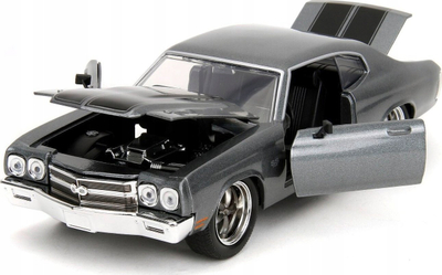 Makina model diecast JadaToys Fast &amp; Furious 1970 Chevrolet, shkalla 1/24, metalike
