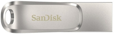 USB SanDisk Ultra Dual Drive Luxe, 1TB, argjendtë