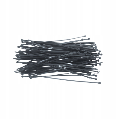 Lidhëse kabllosh Topex, 3.6 x 300 mm, 100 copë, të zeza