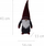Stoper dere Home and Styling Collection Gnom, 41 cm, burgundy