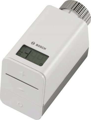 Kokë termostatike Bosch EasyControl Wireless, e zgjuar për radiator, me ekran dixhital, e bardhë