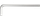 Çelës Neo Allen heks i tipit L 5.5 mm 