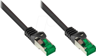 Kabllo rrjeti Alcasa 8062 H100S, Cat6 Plus S FTP, RJ45, 10 m, e zezë
