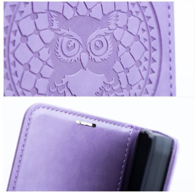 Kapak telefoni MEZZO Flip për Xiaomi Redmi Note 14 Pro 4G, motiv dreamcatcher, vjollcë