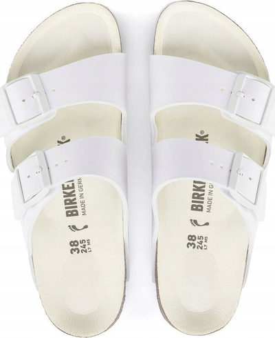 Sandale Birkenstock Arizona Birko Flor, Regular Fit, të bardha