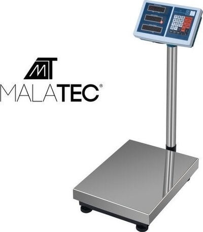 Peshore profesionale me platformë, deri 100 kg, ekran LCD, ngjyrë argjendtë